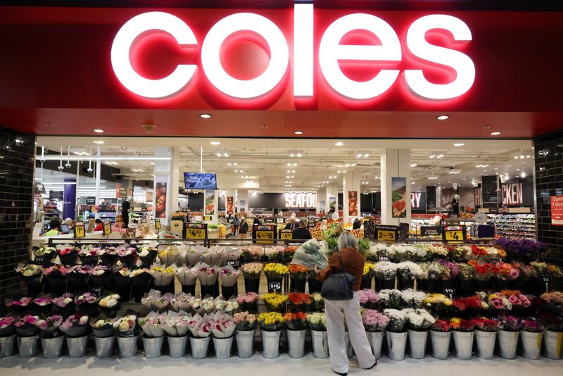 Australian grocer Coles posts 3.9% rise in first
