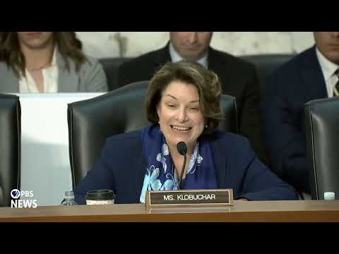 WATCH: Sen. Klobuchar questions Bondi on Trump prosecution pressure, gun safety measures