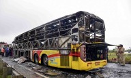 Andhra bus fire accident: Bike-borne duo drunk, say police