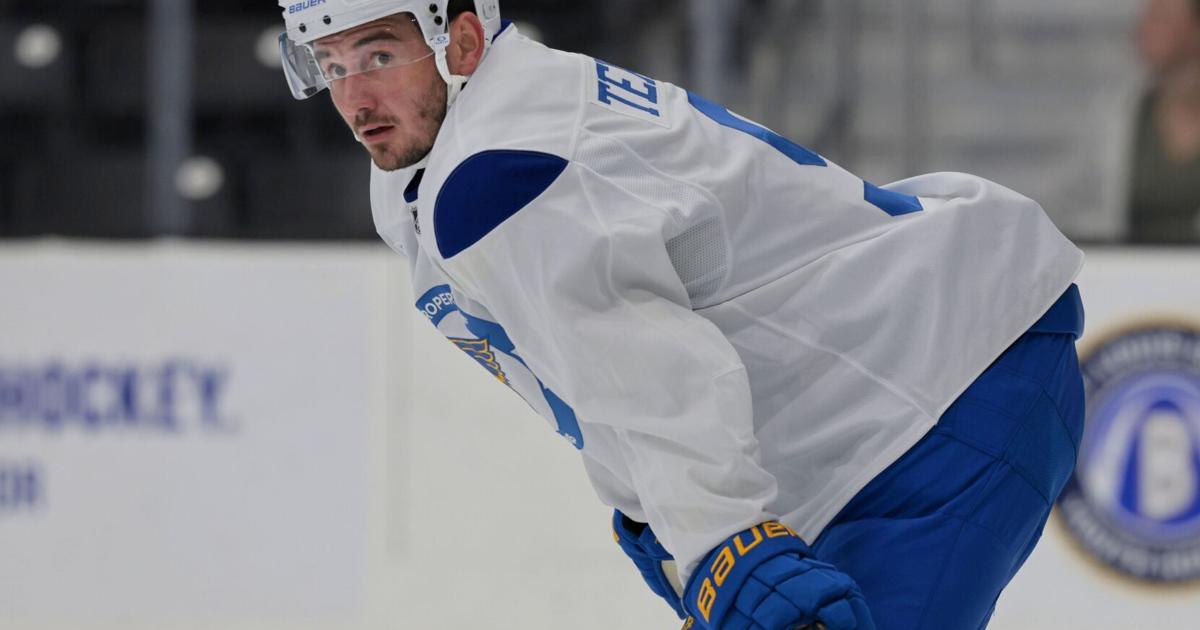 A week before regular season begins, where do three Blues training camp battles stand?