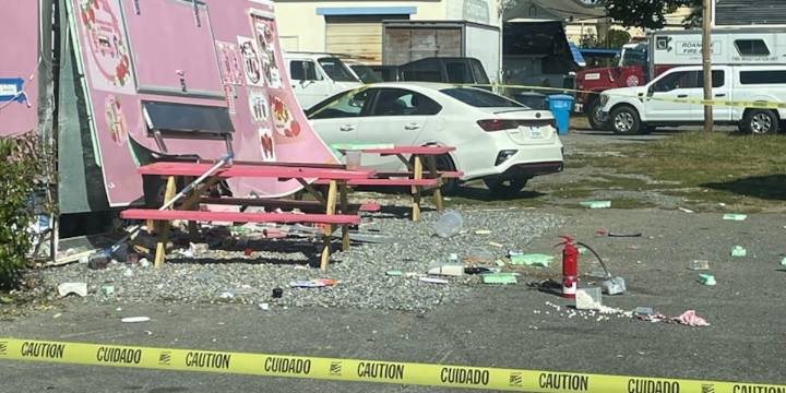 Two hurt in Roanoke food truck explosion
