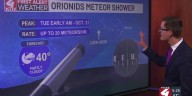 Orionids meteor shower peaks Monday night