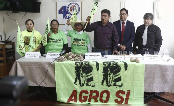 Presentarán cautelar para suspender proyecto Tía María