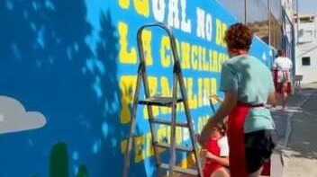 La Diputación inaugura en Fuensanta de Martos un mural por la igualdad con IgualART