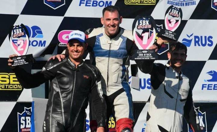 Alexis Carballo Fanelli, campeón nacional de motociclismo