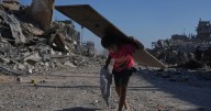 Drone footage above Gaza City shows the toll of 2 years of war