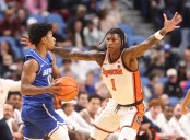 SU's Donnie Freeman returns to court in exhibition win