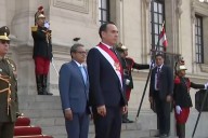 Presidente José Jerí llega a Palacio de Gobierno