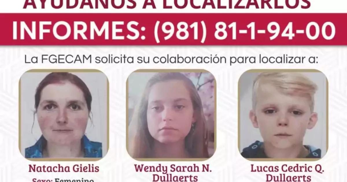 Localizan a familia belga desaparecida en Campeche; Fiscalía informa su situación