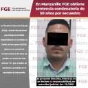 50 años de cárcel: FGE logra sentencia contra secuestrador por hechos ocurridos en 2024 en Manzanillo