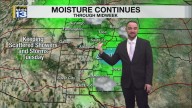Moisture continues through midweek