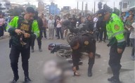 Los Olivos en emergencia: asesinan a motorizado extranjero frente al Mercado Productores de Lima