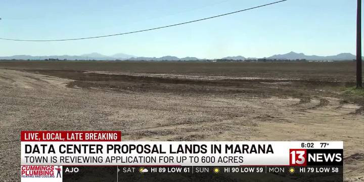 Marana reviewing data center application