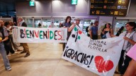 Llegan a Madrid 21 de los 49 miembros españoles de la Flotilla detenidos por Israel