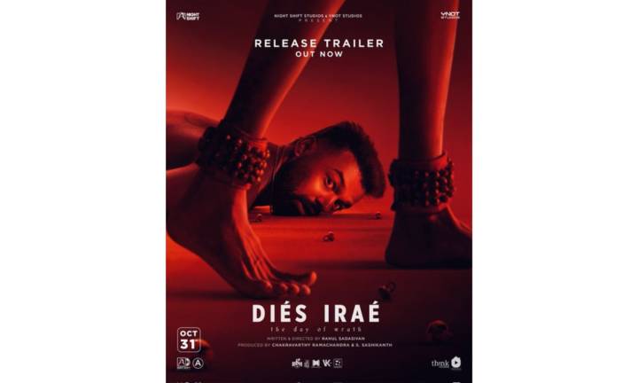 Release trailer of Pranav Mohanlal's horror thriller 'Dies Irae' out!