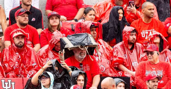How will Sam Leavitt's absence, stormy weather affect Utah