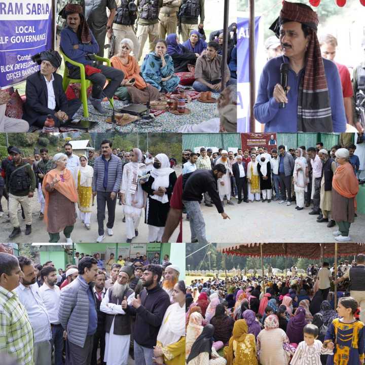 Union Secretary Tribal Affairs visits Tribal village Chandaji of Bandipora