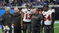 Bucs’ Mike Evans leaves Lions game with concussion/shoulder injury