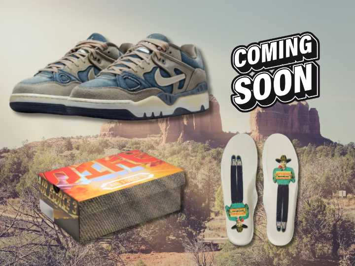 This new Nike sneaker has unique denim detailing and a Japanese streetwear icon’s stamp of approval