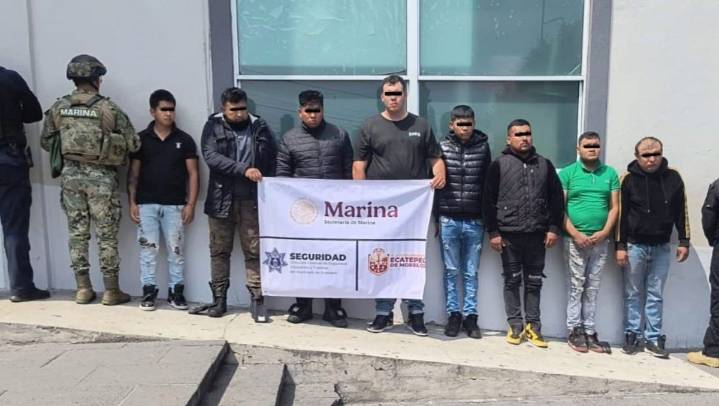 Detienen a banda de montachoques vinculada al grupo criminal 'Los 300' en Ecatepec