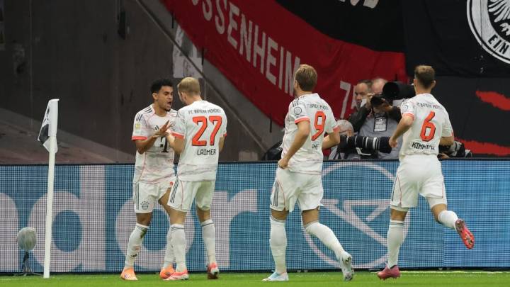 Video: A los 14 segundos, Luis Díaz le da la ventaja al Bayern Múnich ante el Frankfurt