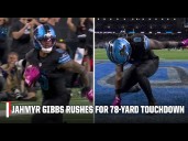 Jahmyr Gibbs breaks free for a 78-yard rushing touchdown 😤
