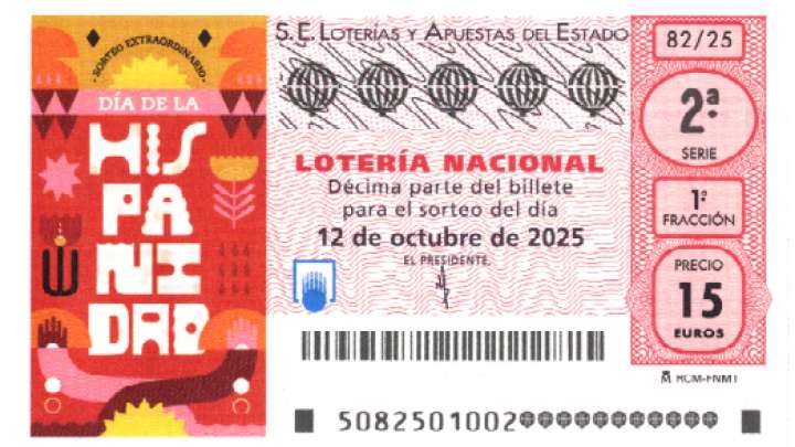 Comprobar número premiado del Sorteo Extraordinario del Día de la Hispanidad