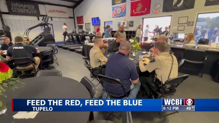 Local gym shows appreciation for first responders in Tupelo