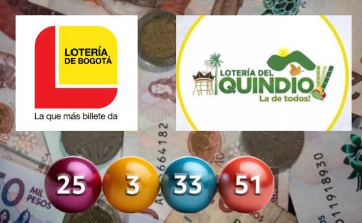 Premios mayores de la Lotería Bogotá y Quindío hoy 23 de octubre