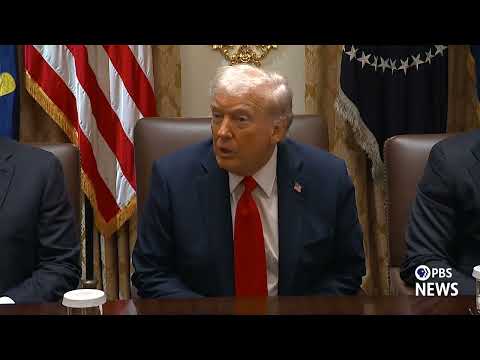 WATCH: 'You can't live right now in Gaza,' Trump says