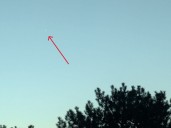 That bright object in the western sky? A balloon