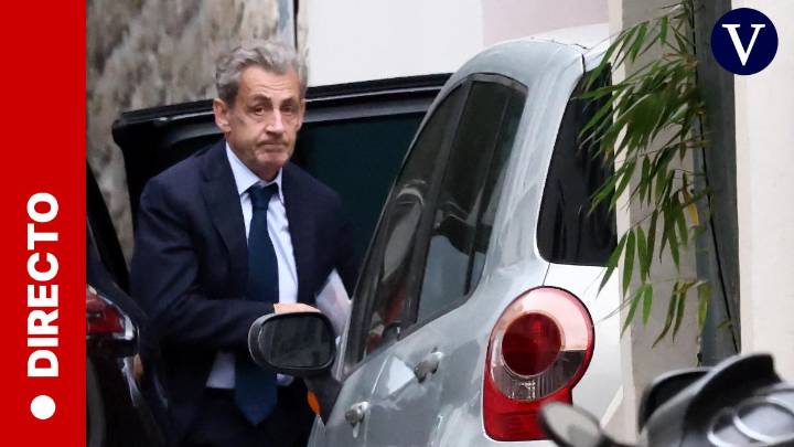 Sarkozy entra a la prisión de La Santé