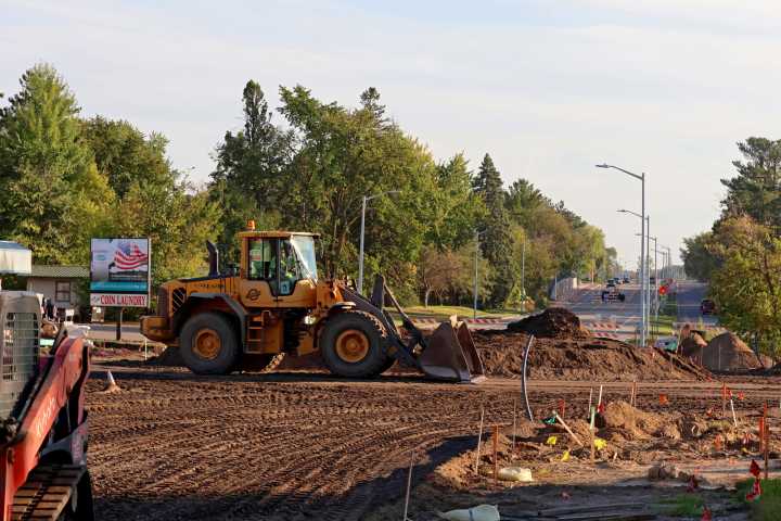 Roundabout it goes at South 6th and Willow streets