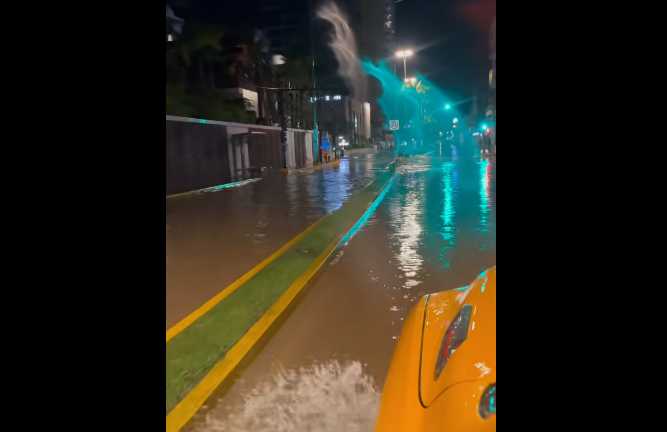 Provocan lluvias fuertes encharcamientos y suspensión de clases en sur de Sinaloa