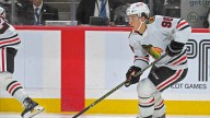 Blackhawks’ Connor Bedard scores 1st goal of 2025