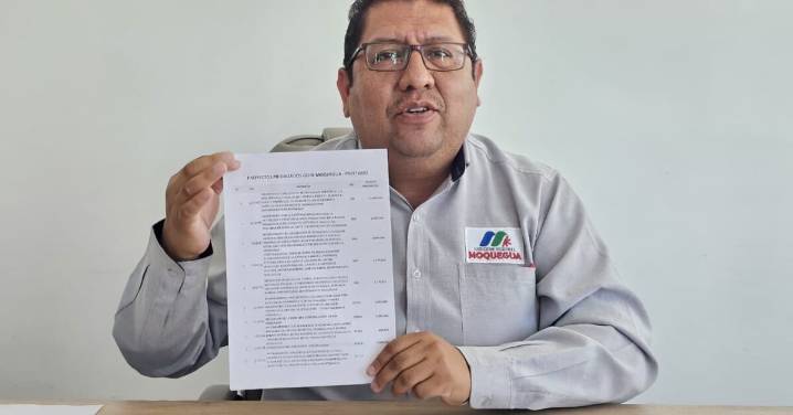 GORE Moquegua explica necesidad de préstamo por S/ 37 millones pese a reciente transferencia