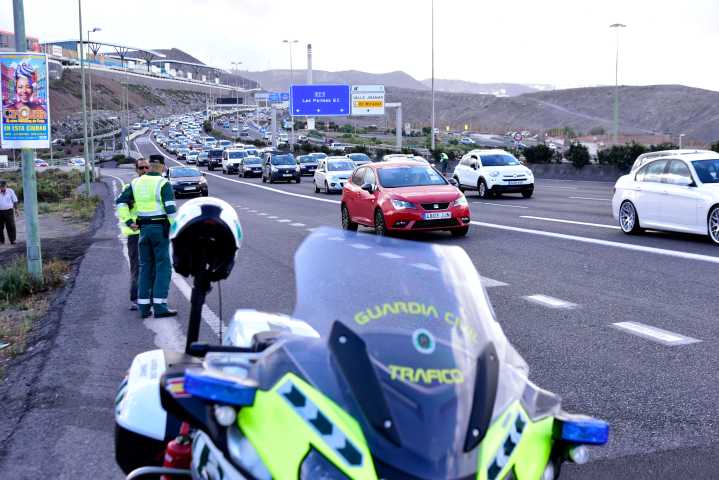 Carreteras cortadas y restricciones al tráfico en Gran Canaria hoy martes 14 de octubre