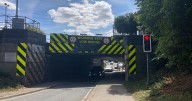 Vehicle hits most-bashed railway bridge in Cambridgeshire with trains delayed