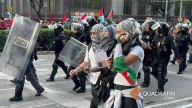 Manifestación pro-Palestina en Reforma concluye con saldo blanco