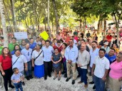 Visita Subsecretario de Economía, Carlos Candelaria, la comunidad de Los Faisanes
