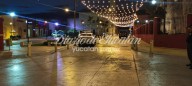 Taxi choca contra un bolardo en el centro de Tizimín