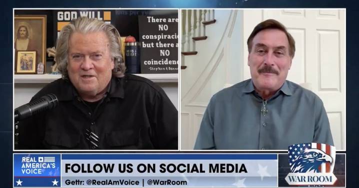 My Pillow CEO Mike Lindell Shocks Steve Bannon with Political Ambitions