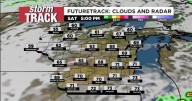 Nice warmer Saturday with a rainy night and cool Sunday
