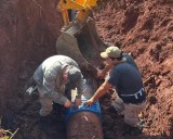 Jardín América: piden cuidar el agua tras remplazos de cañerías