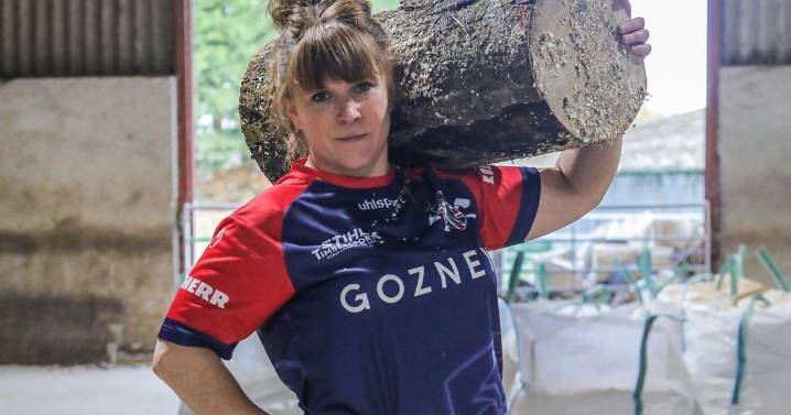 Lumberjill hacks way to glory after slashing saw speed record