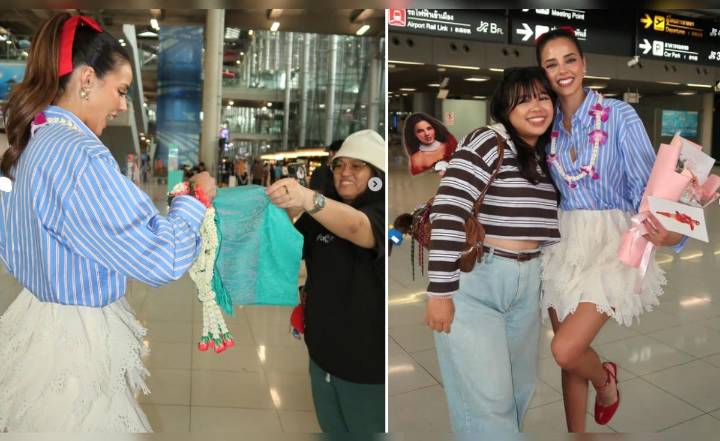 Luciana Fuster llega a Tailandia y fanáticas la sorprenden con regalos: “Me siento como en casa”