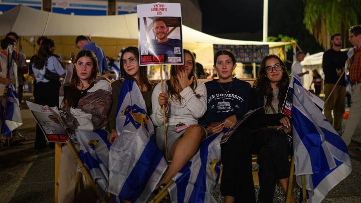 Watch live: Hamas releases final group of Israeli hostages as Trump visits the region