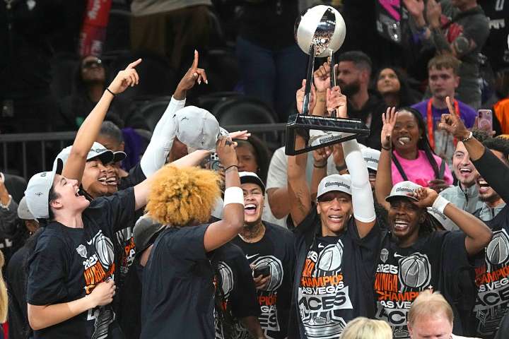 Three of kind: Las Vegas Aces add to dynasty with third title in four seasons