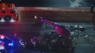 Medical helicopter crashes on Sacramento highway, leaving 3 in critical condition