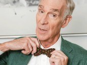 I'm Bill Nye, the science guy. I'm working to save America's best brand, but first I need to drink my coffee and feed the kitty cats